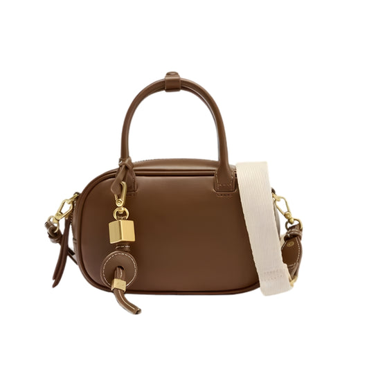 3-i-1 mini crossbody handväska i PU-läder & canvas – Dam | Mila