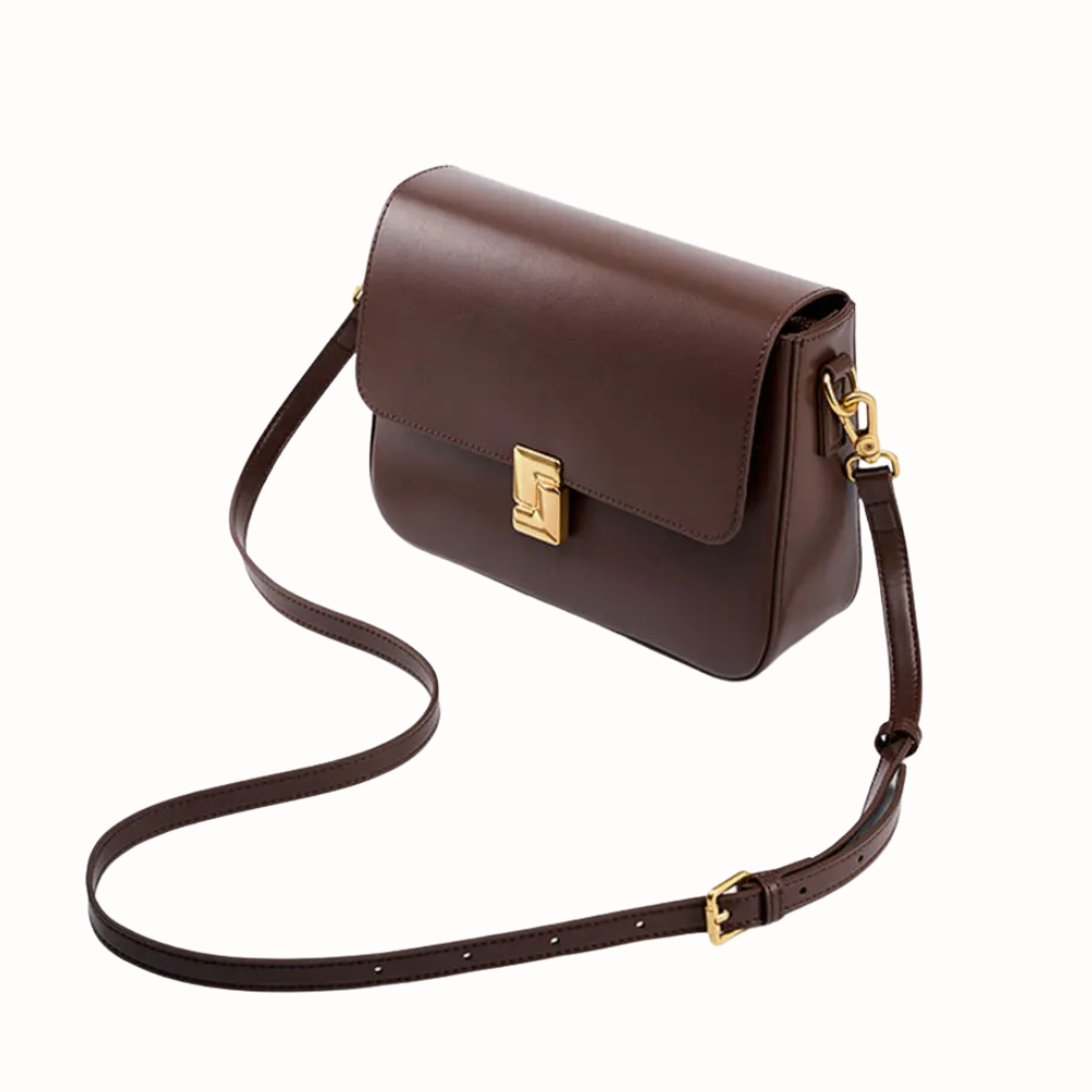 Exklusiv handväska i äkta läder – Dam