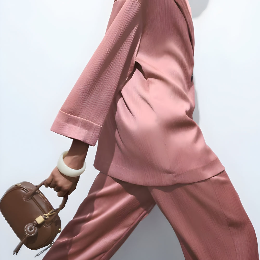 3-i-1 mini crossbody handväska i PU-läder & canvas – Dam | Mila