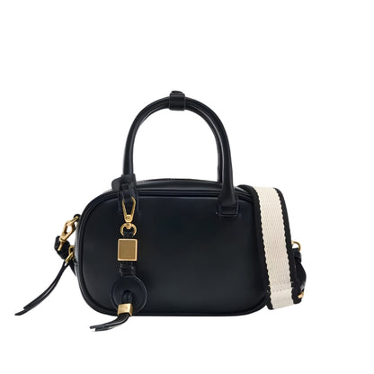 3-i-1 mini crossbody handväska i PU-läder & canvas – Dam | Mila