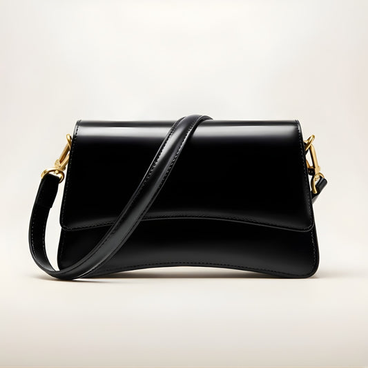 Baguette axelväska i äkta läder – dam | Madrina