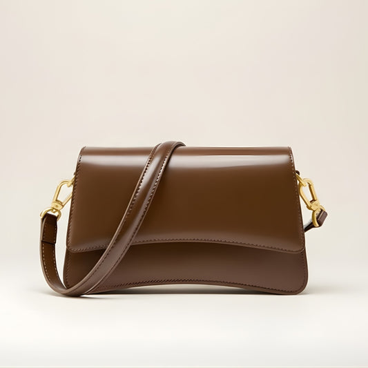 Baguette axelväska i äkta läder – dam | Madrina