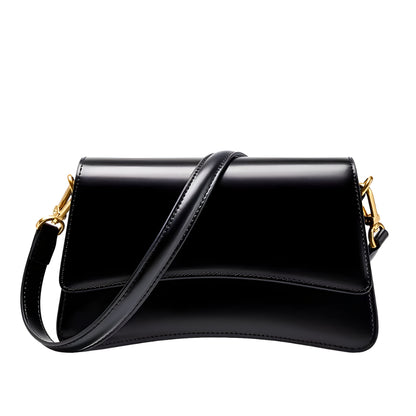 Baguette axelväska i äkta läder – dam | Madrina