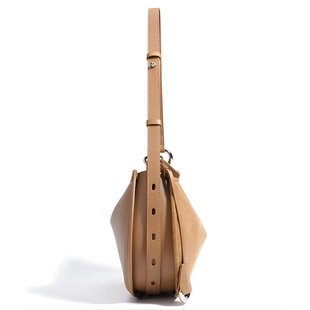 Axelväska i Äkta Mocka – 3-i-1 Hobo Crossbody - Dam | Luna