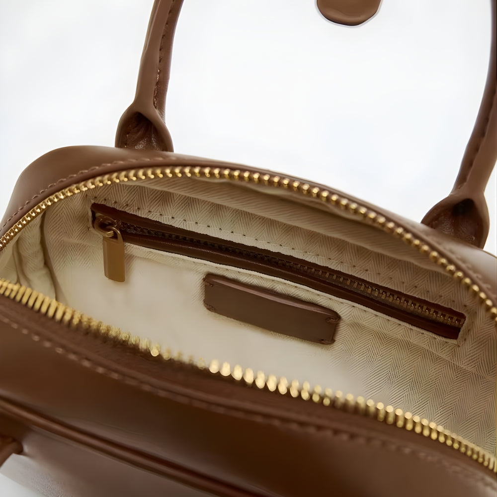 3-i-1 mini crossbody handväska i PU-läder & canvas – Dam | Mila