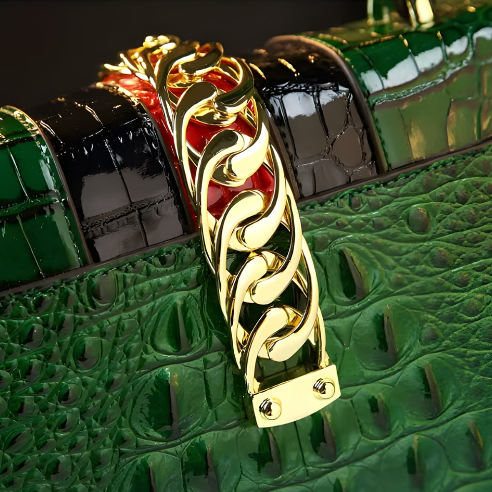 Aligatro - Alligator hand & axelväska i äkta läder – Dam | Carryelle