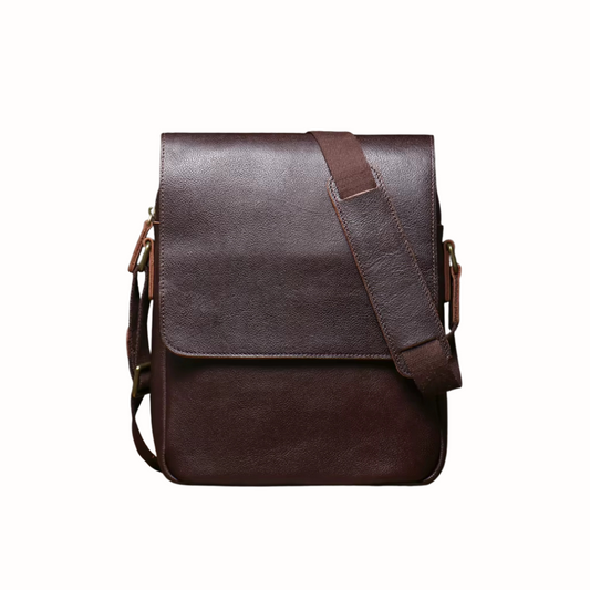 Bérgon - axelremsväska i äkta läder - Herr | Carryelle